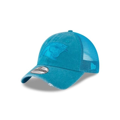 Sapca New Era Carolina Panthers NFL Tonal Washed Trucker 9TWENTY Adjustable - Albastri